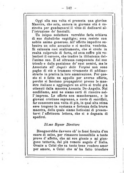 L'angelo delle vergini periodico mensile modenese