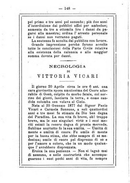 L'angelo delle vergini periodico mensile modenese