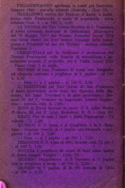 L'angelo delle vergini periodico mensile modenese