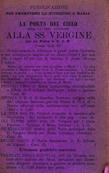 L'angelo delle vergini periodico mensile modenese