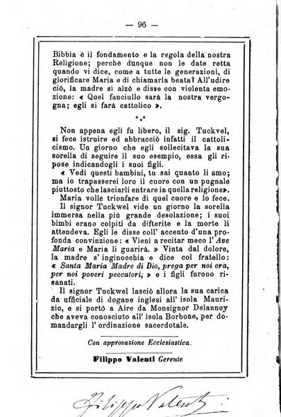 L'angelo delle vergini periodico mensile modenese