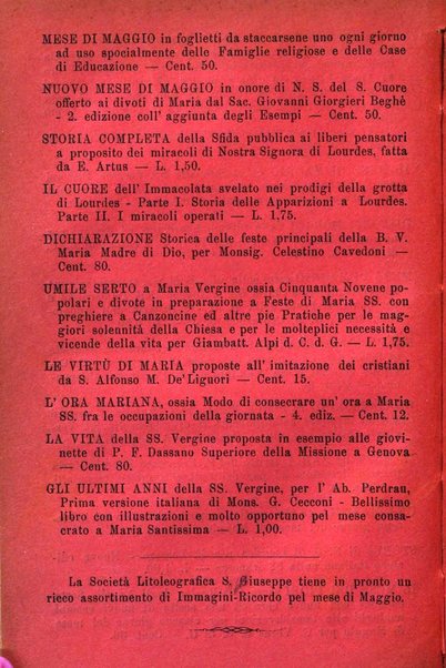 L'angelo delle vergini periodico mensile modenese