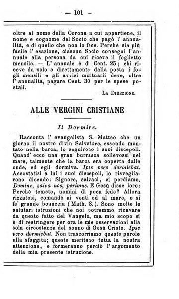 L'angelo delle vergini periodico mensile modenese