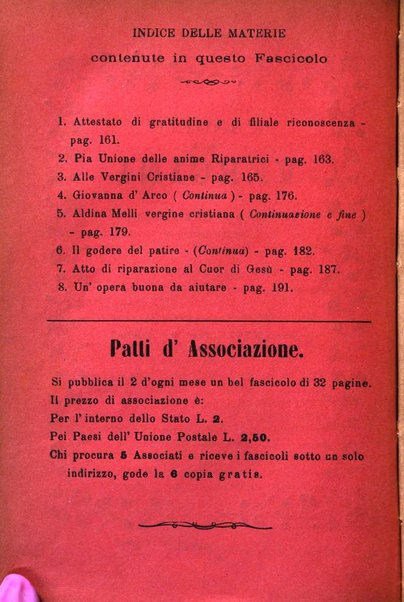 L'angelo delle vergini periodico mensile modenese