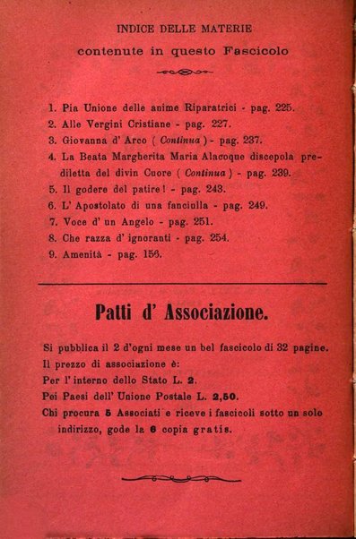 L'angelo delle vergini periodico mensile modenese