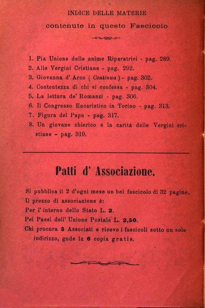 L'angelo delle vergini periodico mensile modenese