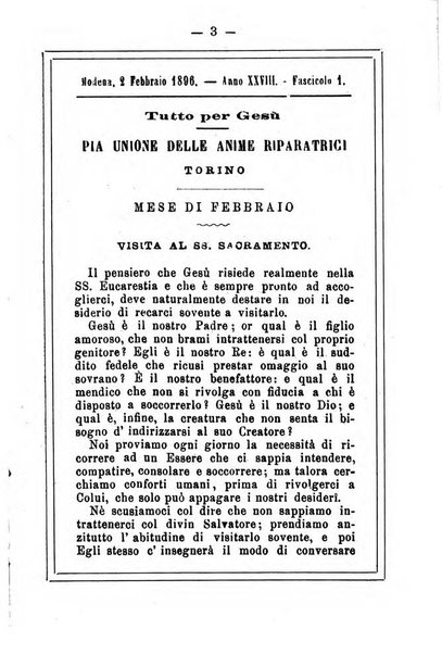 L'angelo delle vergini periodico mensile modenese