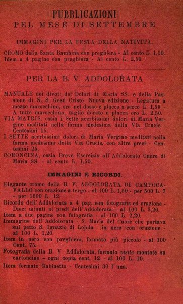 L'angelo delle vergini periodico mensile modenese