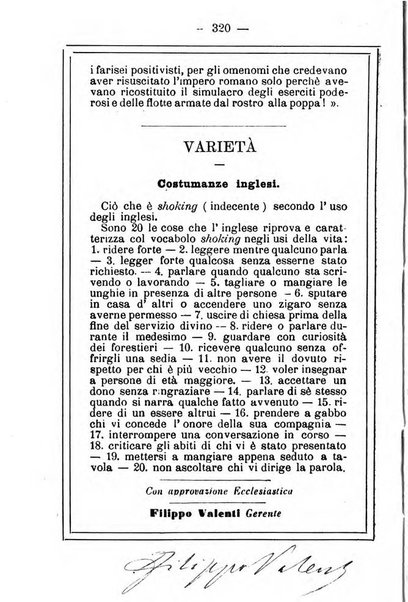 L'angelo delle vergini periodico mensile modenese