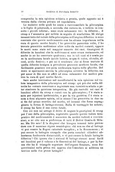 Archivio di patologia infantile