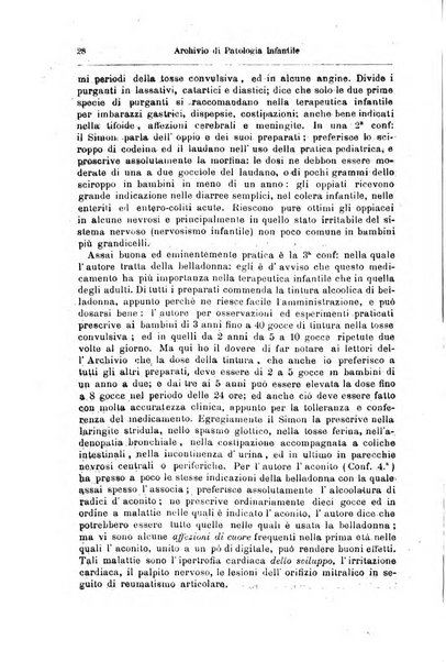 Archivio di patologia infantile