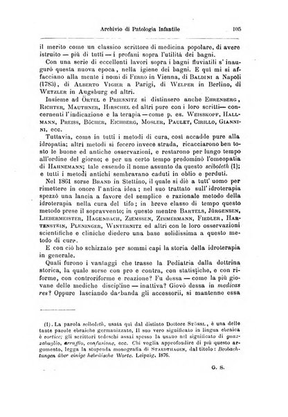 Archivio di patologia infantile