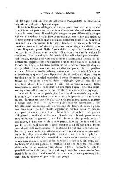 Archivio di patologia infantile