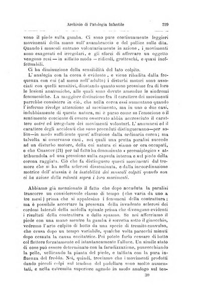 Archivio di patologia infantile