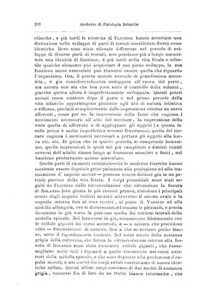 Archivio di patologia infantile