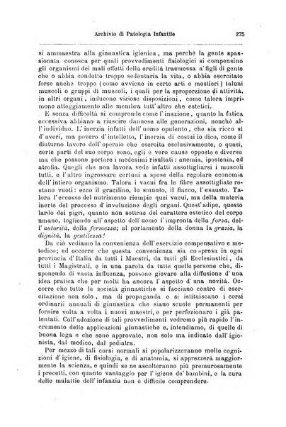 Archivio di patologia infantile