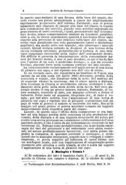 Archivio di patologia infantile