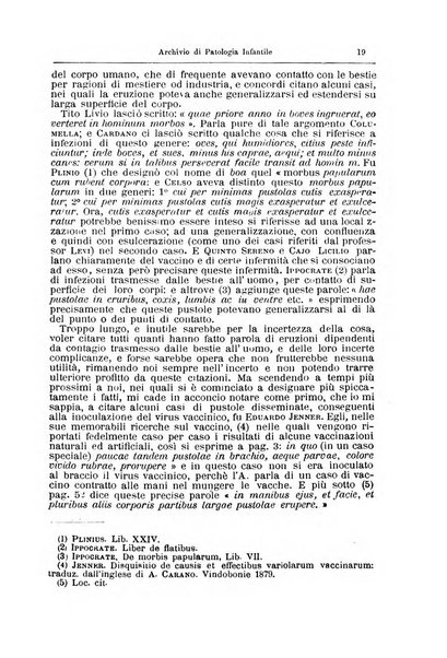 Archivio di patologia infantile