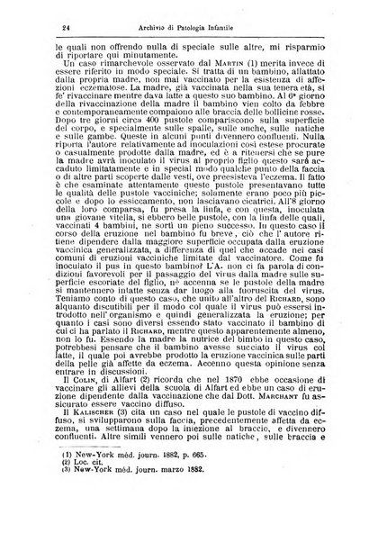 Archivio di patologia infantile