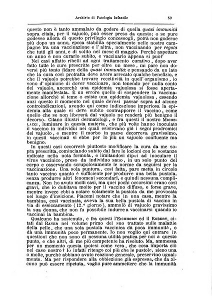 Archivio di patologia infantile