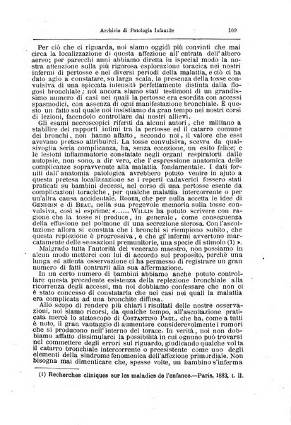 Archivio di patologia infantile