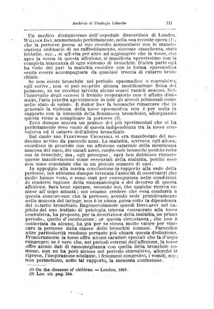 Archivio di patologia infantile