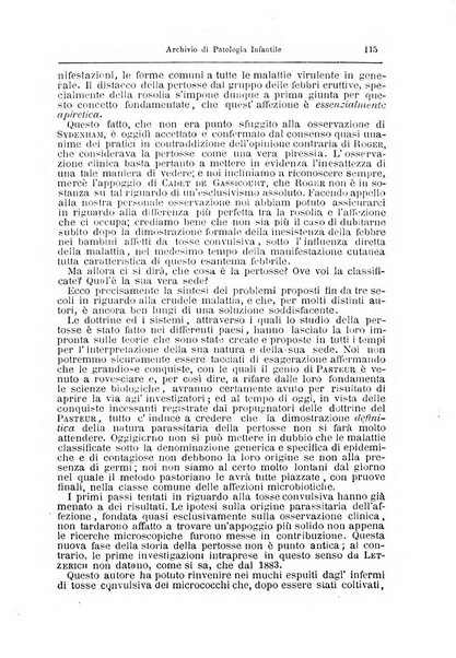 Archivio di patologia infantile