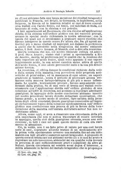 Archivio di patologia infantile