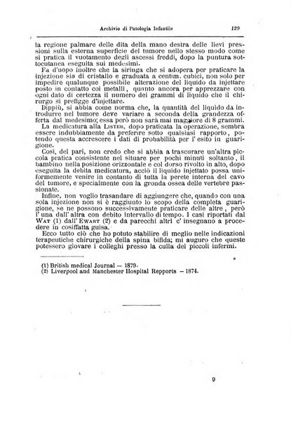 Archivio di patologia infantile