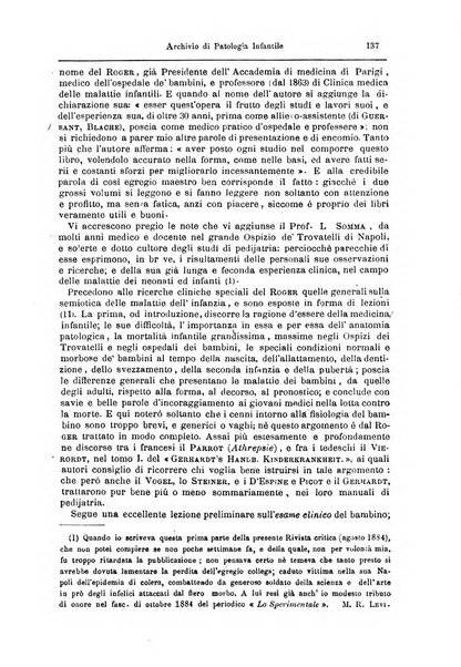 Archivio di patologia infantile