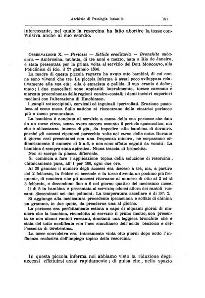 Archivio di patologia infantile