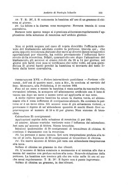 Archivio di patologia infantile