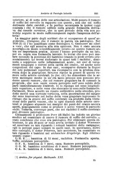 Archivio di patologia infantile