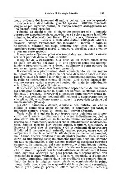 Archivio di patologia infantile