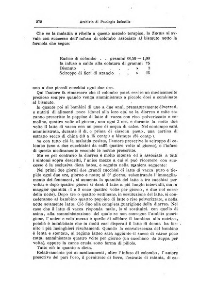 Archivio di patologia infantile