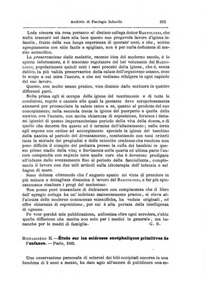 Archivio di patologia infantile