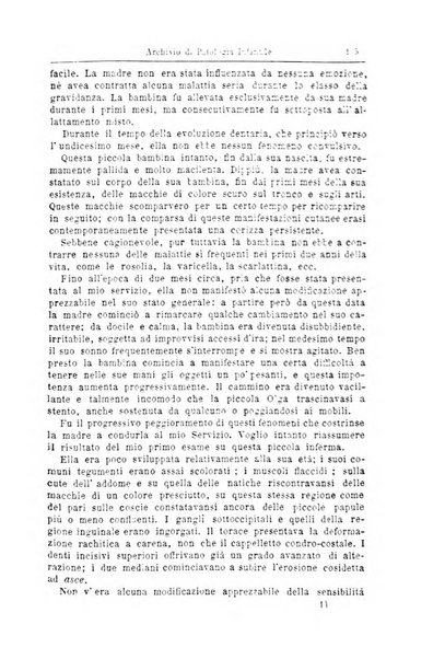 Archivio di patologia infantile