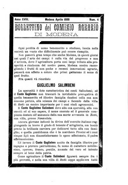 Bollettino del Comizio agrario e della Consociazione italiana pel miglioramento degli animali da cortile, frutta ed ortaggi