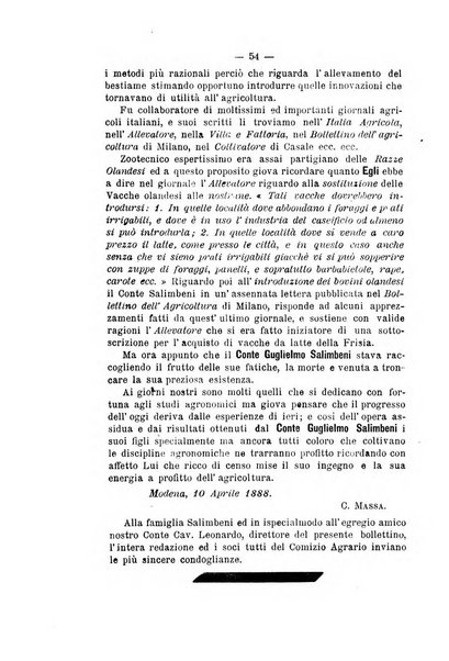 Bollettino del Comizio agrario e della Consociazione italiana pel miglioramento degli animali da cortile, frutta ed ortaggi