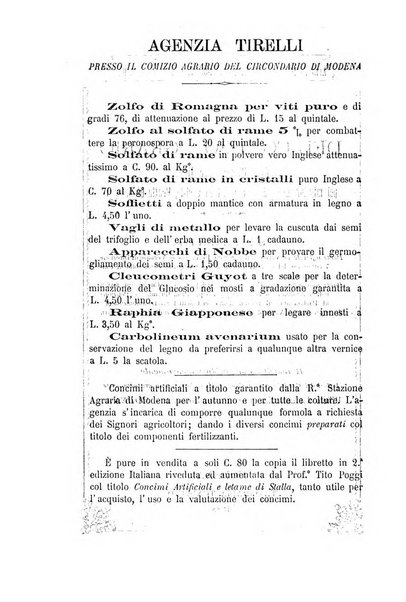 Bollettino del Comizio agrario e della Consociazione italiana pel miglioramento degli animali da cortile, frutta ed ortaggi