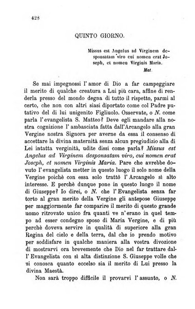 Il divoto di S. Giuseppe