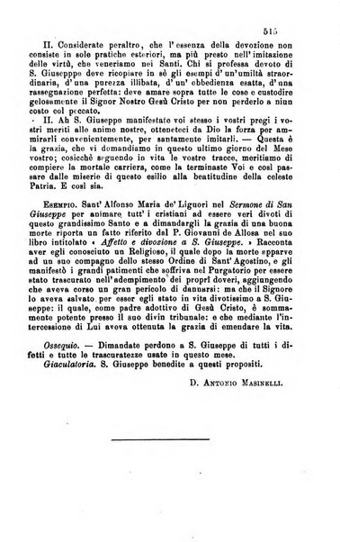 Il divoto di S. Giuseppe