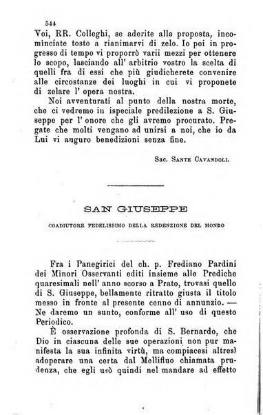 Il divoto di S. Giuseppe