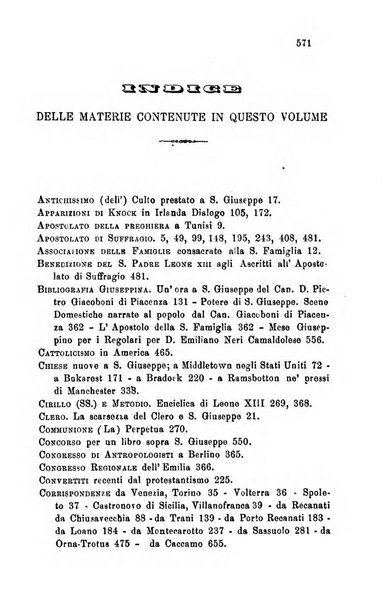 Il divoto di S. Giuseppe