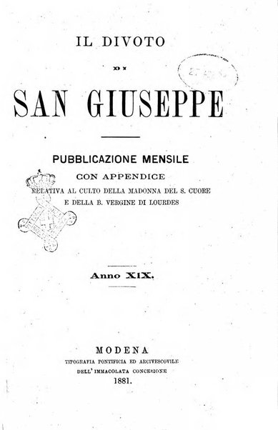 Il divoto di S. Giuseppe