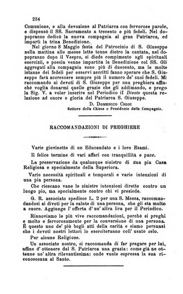 Il divoto di S. Giuseppe