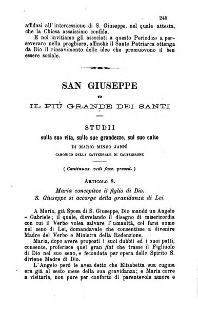 Il divoto di S. Giuseppe