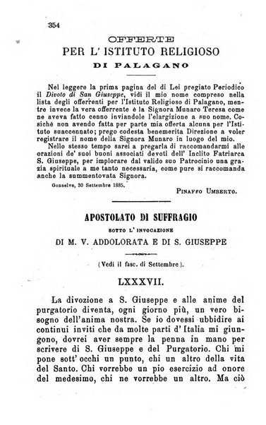 Il divoto di S. Giuseppe