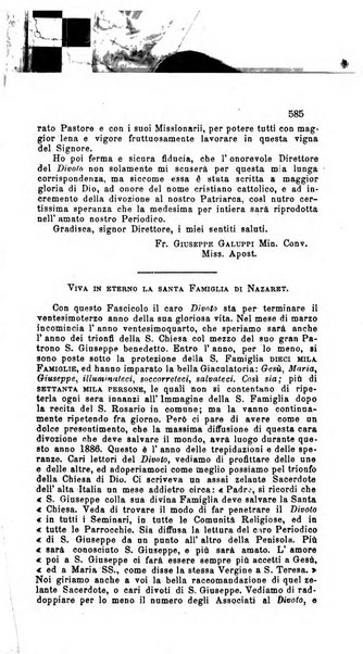 Il divoto di S. Giuseppe