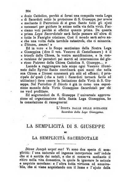 Il divoto di S. Giuseppe